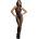 Le Désir Fishnet and Lace Bodystocking DES026 Black