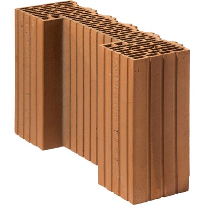 Cihla broušená poloviční koncová Porotherm 44 EKO+ Profi 1/2 K P8 440×125×249 mm