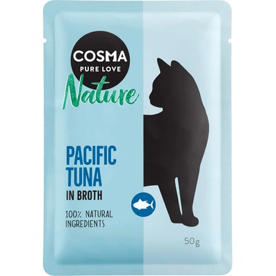 Cosma 18x50г тихоокеанска риба тон Cosma Nature консервирана храна за котки