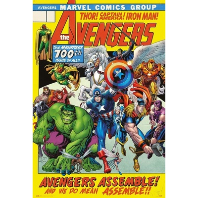 Plagát, Obraz - Avengers - 100th Issue, 61 × 91.5 cm