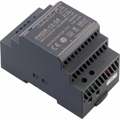 T-LED, LED zdroj 12V 54W PHDR-12-54 DIN lišta