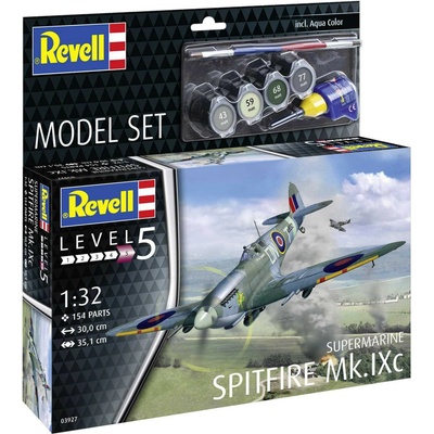 REVELL ModelSet letadlo 63927 Supermarine Spitfire Mk.IXc 1:32