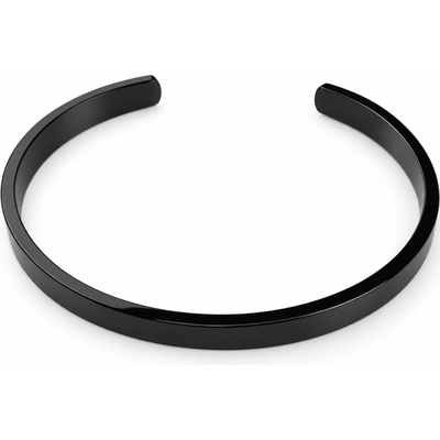 Solla Noir Arc pánsky náramok z ocele 304 čierny CH-M-NR20