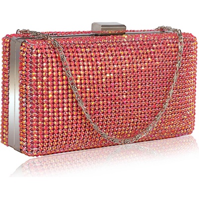 LS Fashion dámské psaníčko LSE00190 růžové růžové