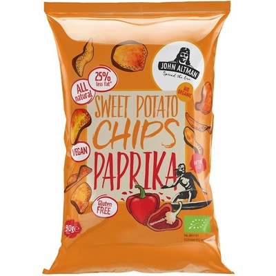 John Altman Batátové chipsy paprikové 90 g
