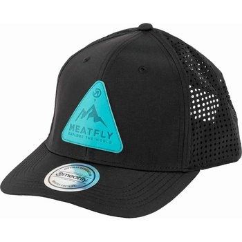 Meatfly шапка с равна козирка Ollie Perfor Cap Black Peak | Черна | Meatfly | Cheren | МЪЖЕ | ONE SIZE