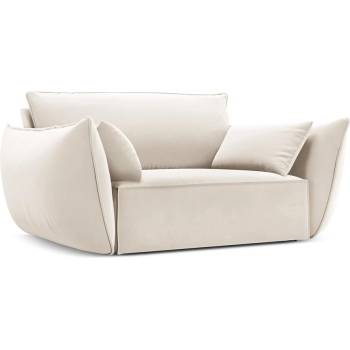 Mazzini Sofas Бежово кадифено кресло Vanda - Mazzini Sofas (MAZ_ARM_51_F1_VANDA1)