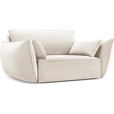 Mazzini Sofas Бежово кадифено кресло Vanda - Mazzini Sofas (MAZ_ARM_51_F1_VANDA1)
