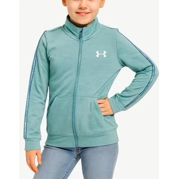 Under Armour Rival Terry Taped FZ Hoodie Blue