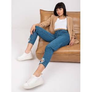 Rue Paris Дамски дънки модел 4005.69 Rue Paris цвят тъмносин