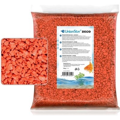 UnionStar písek Deco oranžový 5 kg