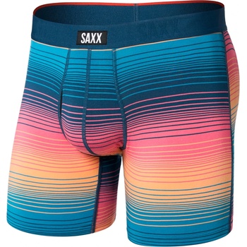 Saxx Мъжко синтетично термобельо Saxx Vibe Xtra Boxer Brief Fly Synthetic base layer - Hazy Stripe / Sunset - размер XXL (014-2279-2215)