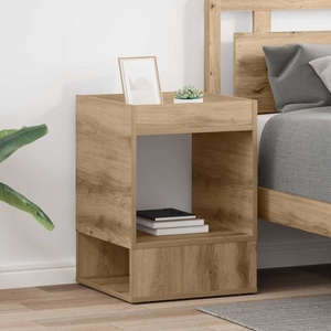 vidaXL Крайна масичка 2 бр. Дъб 40 x 40 x 56 см Инженерна дървесина (890959)