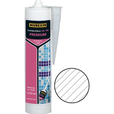 Murexin SIL 60 sanitární silikon 310 g transparentní