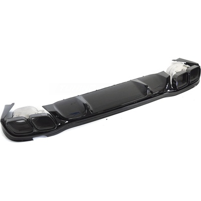 Difúzor Mercedes E trieda W213 / S213 2020-2023 Twin Outlet Glossy Black Sport