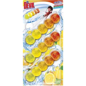 Dr. Devil WC BiCOLOR 5BALL кошничка за тоалетна 3х35гр (3и922982828)