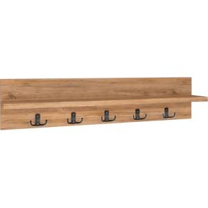 TopMebel Kery TopMebel меламинов стенен закачалка в цвят бор и дъб 80x11x18cm