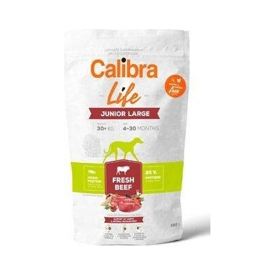 Calibra Dog Life Junior Large Fresh Beef 50 x 100 g