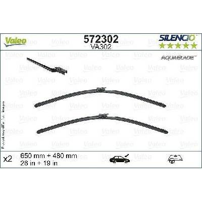 Valeo 650 mm VA 572302