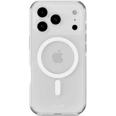 Holdit Калъф Holdit - iPhone 17 Pro, MagSafe, бял/прозрачен (7330985168420)