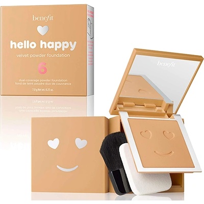 Benefit Hello Happy Velvet Powder матираща пудра за жени 7 гр