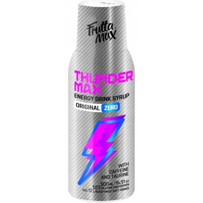 FruttaMax Thunder Max Energetický sirup bez cukru 500 ml