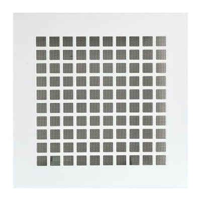 UPMANN hranatá s upínací pružinou 200 x 200 mm ocel bílá