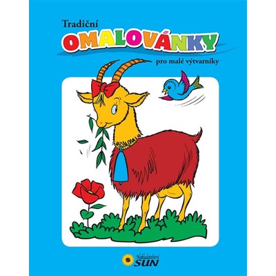 Tradiční omalovánky modré