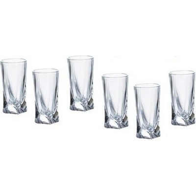 Bohemia Pohár štamprlík sklo sada 6 x 50 ml