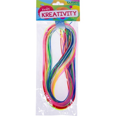Zaplétací provázky bužírky třpytivé glitter 105cm 35ks
