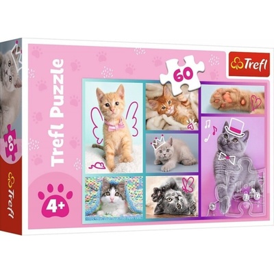 Trefl Roztomilé kočky 60 dílků