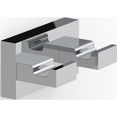 DECOR WALTHER Кука за кърпа Contract двойна хром (0906900)