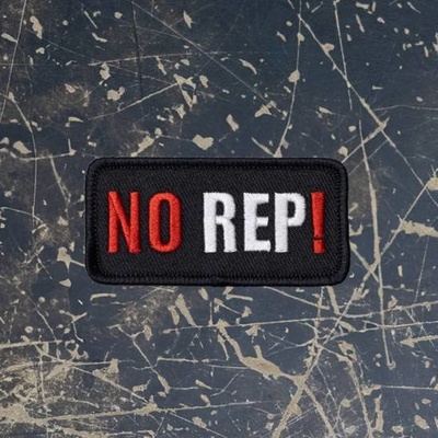 Workout nášivka NO REP