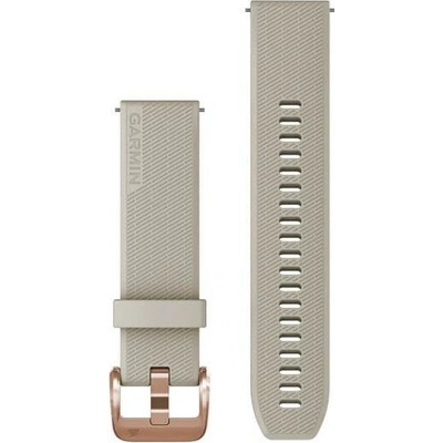 Garmin Quick Release 20 mm, Light Sand, přezka Rose Gold 010-13114-02 – Zboží Živě