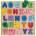 Bigjigs Toys Цветен дървен азбучен пъзел (bb055)