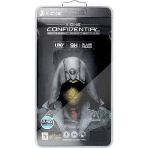 X-One Затъмняващ Стъклен Протектор за iPhone 15 Pro, X-one Privacy 5D Glass, Черен (5903396216244)