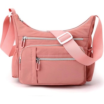 Розова чанта от текстил - Mana