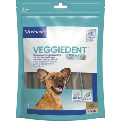 VIBRAC Veggiedent Fresh XS pamlsek pro psa 114 g