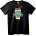 NOONEBRAND Тениска Кафе над Комплименти - 2XL, Black