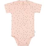 Lassig Бебешко боди с къс ръкав Lassig - Gots, 74/80 cm, 7-12 м, Powder Pink (4042183416410) - baby