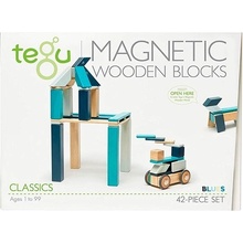 Tegu Magnetická stavebnice Blue - 42 ks