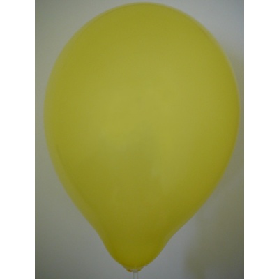 Balónek pastelový ŽLUTÝ 23 cm