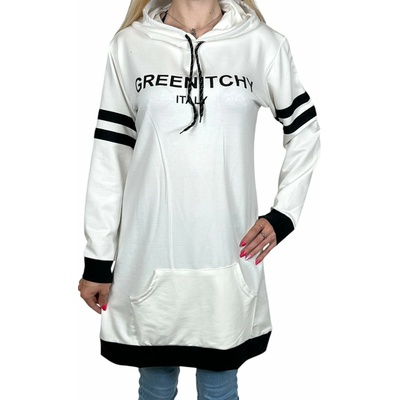 Dámske oversize mikiny Greentchy biela