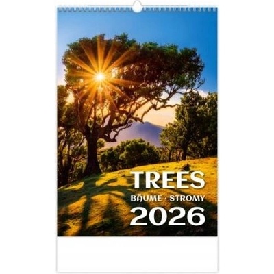 Nástenný Trees/Bäume/Stromy 2026