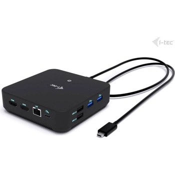 i-Tec USB-C DP Dual HDMI Docking Station with Power Delivery 100 W C31TRIPLEVIDEODPPRO