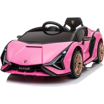 Mamido elektrické auto Lamborghini Sian růžová