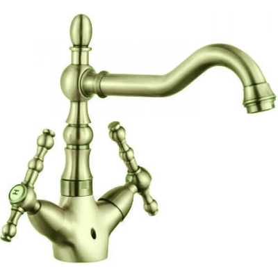 Inter Ceramic Стоящ смесител за кухня, Inter Ceramic, ICF 1008853BR, ретро стил (1008853G)