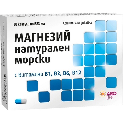 Aro Life Натурален морски магнезий, 30 веган капсули, Aro Life (10013511)