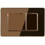 Inter Ceramic Бутон за структура, двоен, Inter Ceramic, 097L BRUSH ROSE GOLD (097L BRUSH ROSE GOLD)