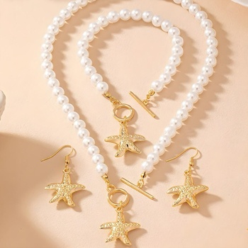 HARAHU Колие al-36536 - Златен kp36536 (al-36536)